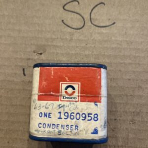 Vintage OEM NOS Delco Remy GM 1960958 Condenser Original Factory Sealed Can