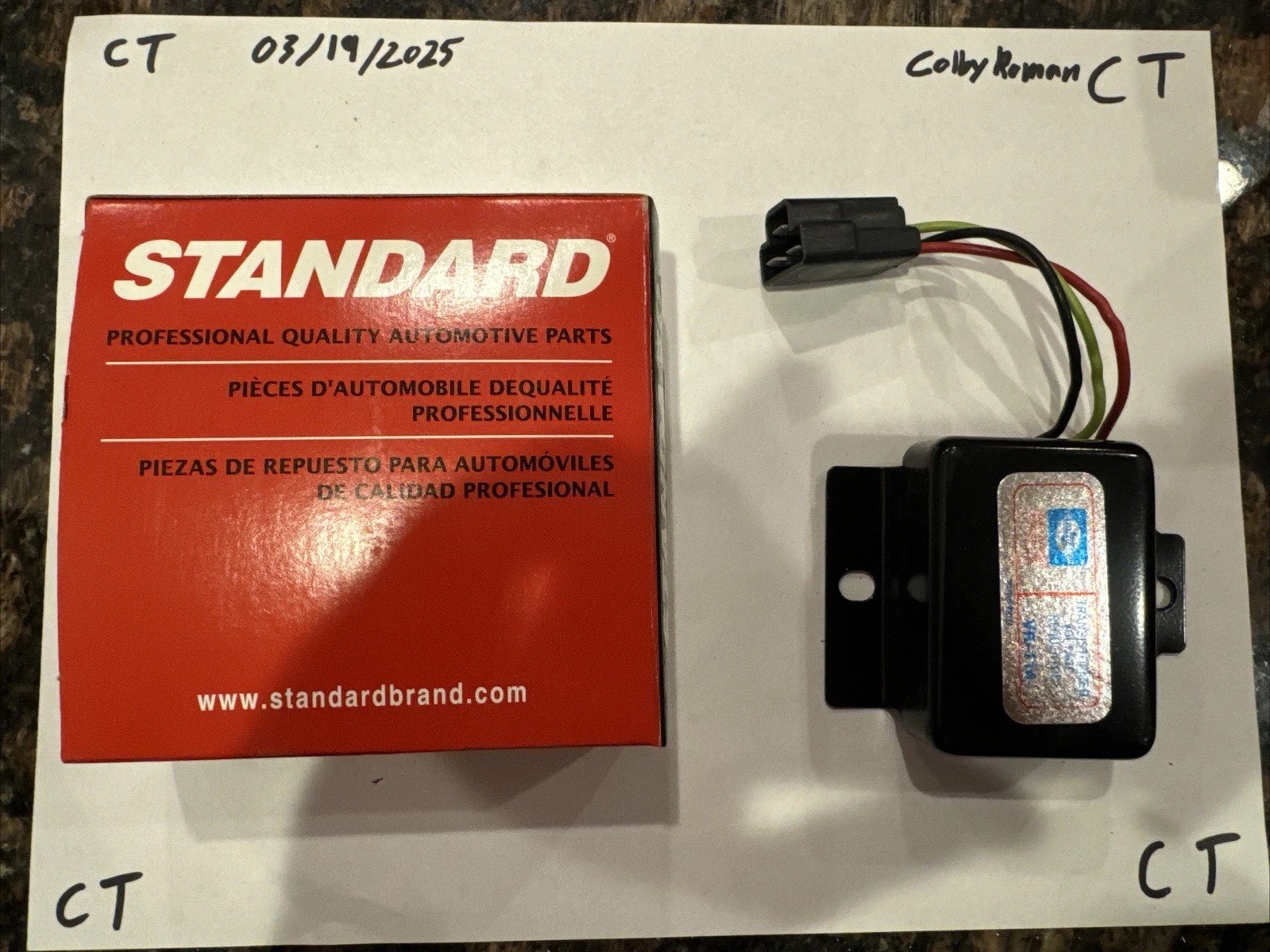 Voltage Regulator Standard Motor Products VR114