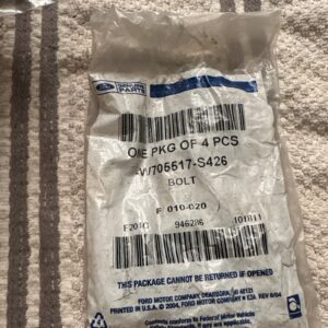 W705517-s426 Ford Oem (4) Bolts