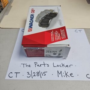 WAGNER OEx Premium Ceramic Disc Brake Pad Set 6" x 2" Grey OEX1521