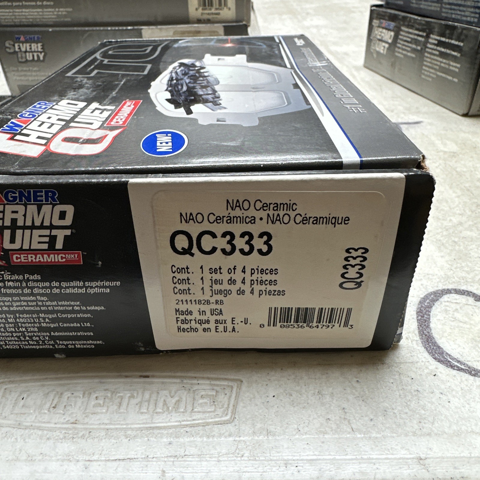 Wagner QC333 Wagner Brake Thermo Quiet Qc333 Ceramic Disc Brake Pad Set - Image 3