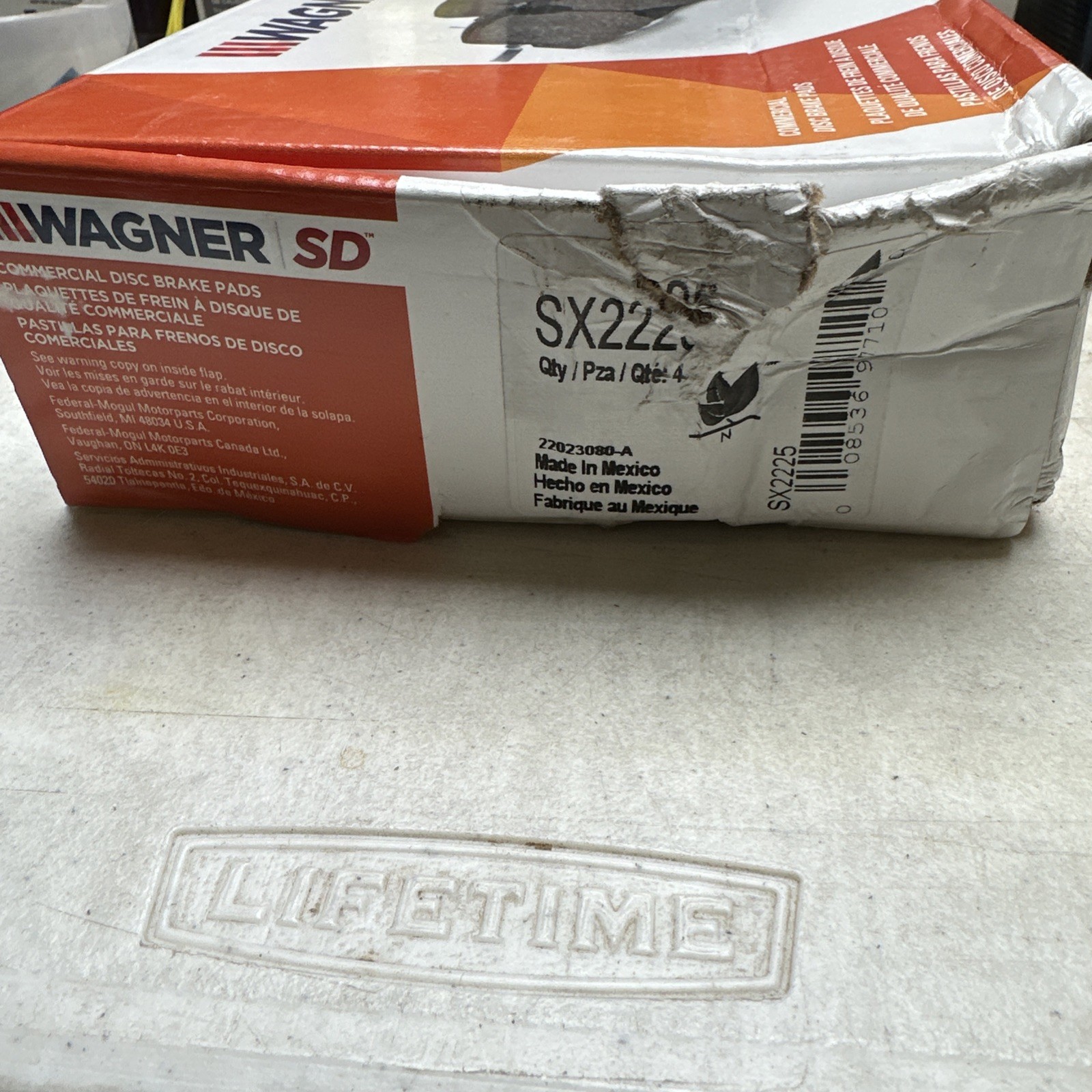 Wagner SX2225 Severe Duty Disc Pad Set - Image 3