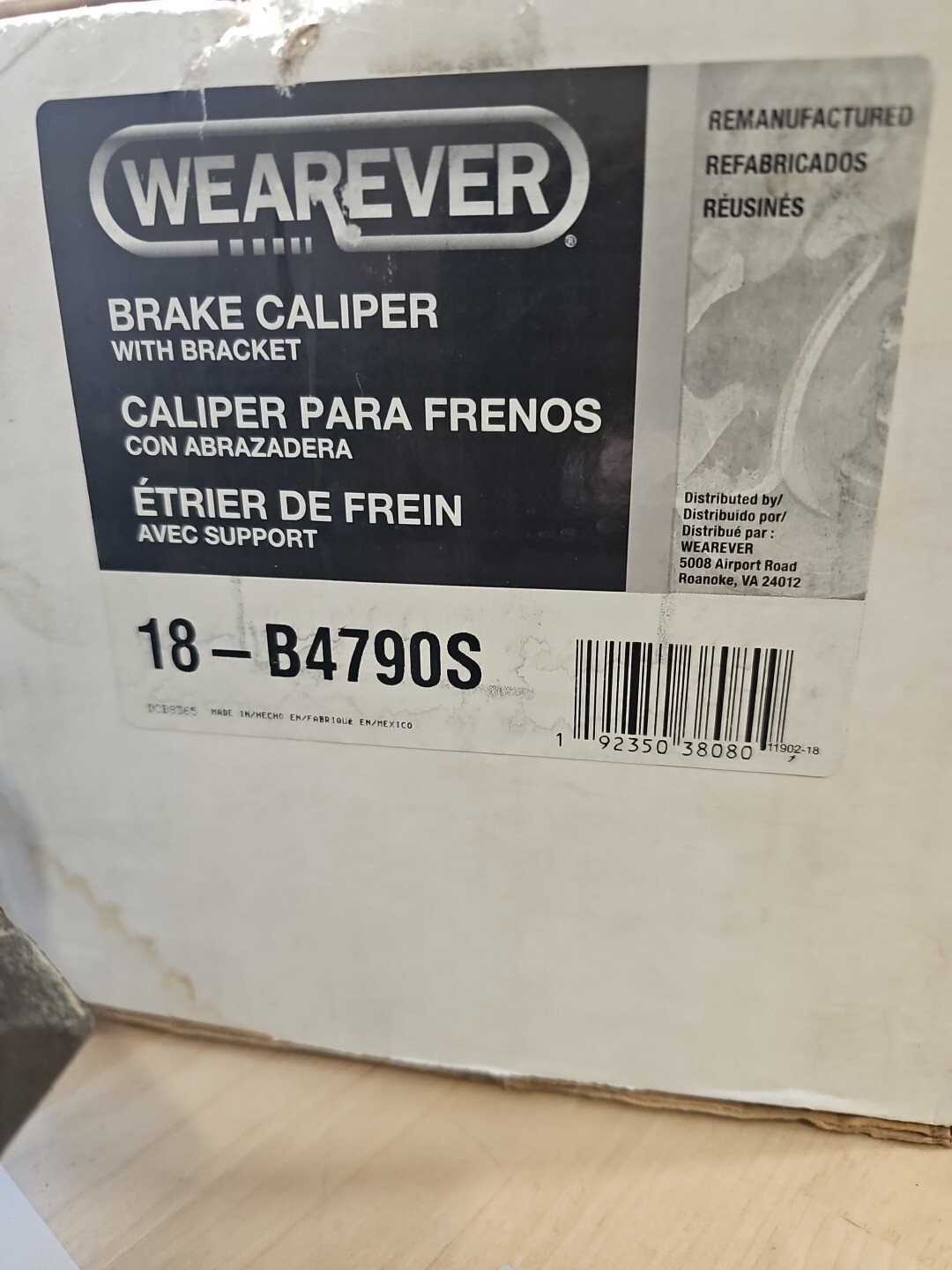Wearever Disc Brake Caliper 18-B4790S - Image 3