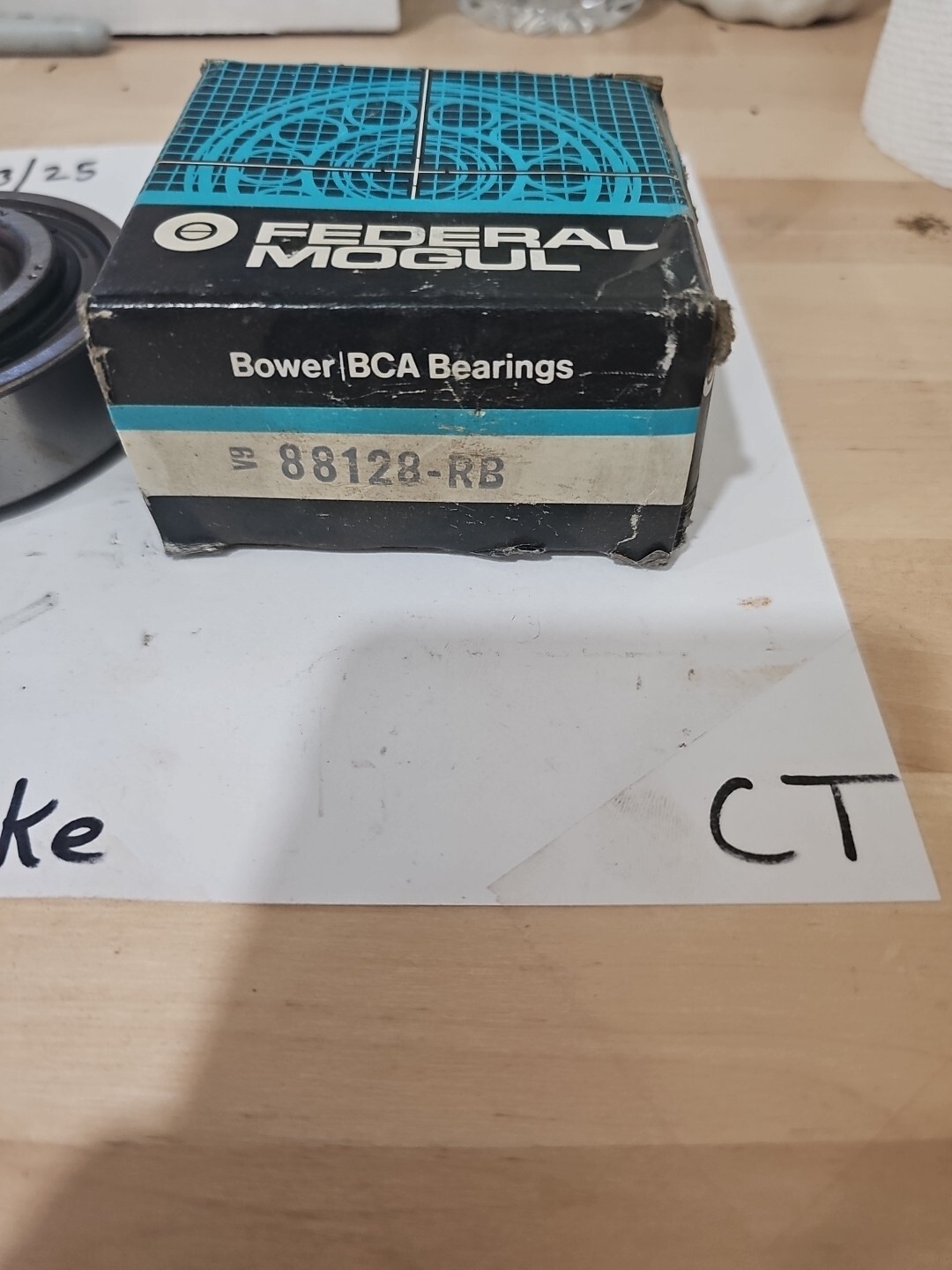 Wheel Bearing FEDERAL MOGUL BCA 88128-RB, For Ford 1957-1967 P10 (MADE IN USA) . - Image 4