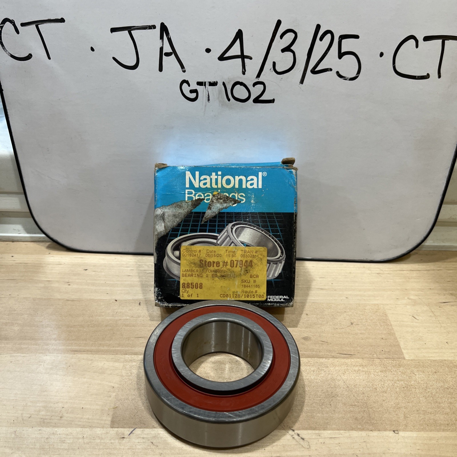 Wheel Bearing National Bearings 88508