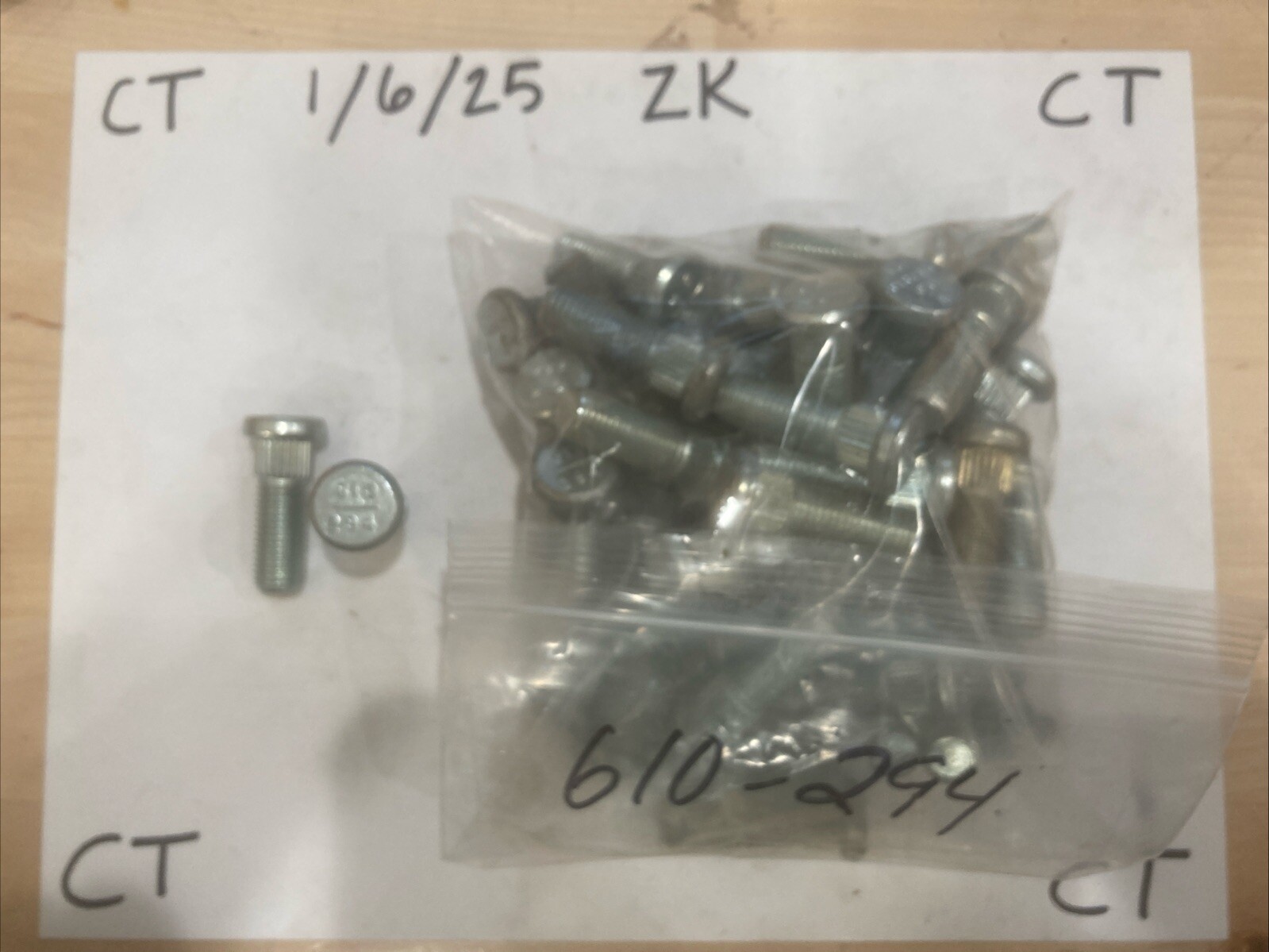 Wheel Lug Stud-Stud Dorman 610-294 (SOLD INDIVIDUALLY)