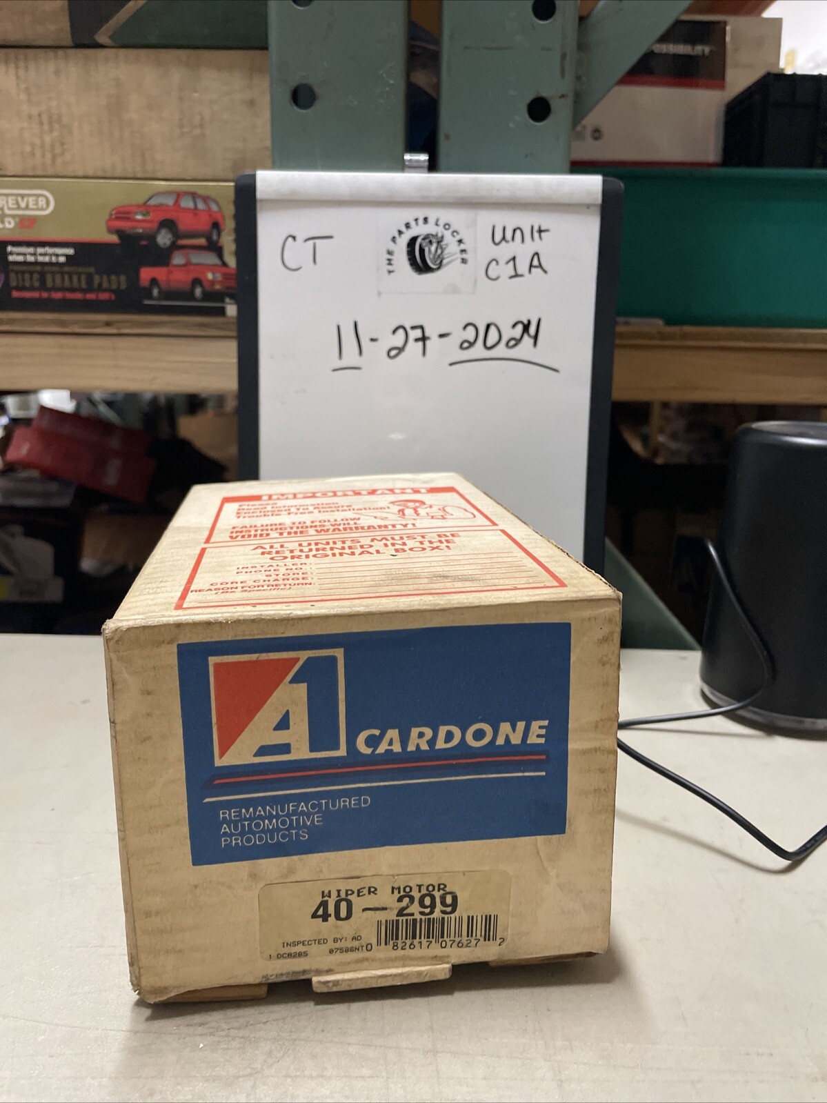 Windshield Wiper Motor Cardone 40-299 Reman