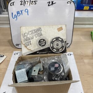 Wire Wheel Cover Lock Kit Hub Cap Anti-Theft Locking Adapter. Custom Acc