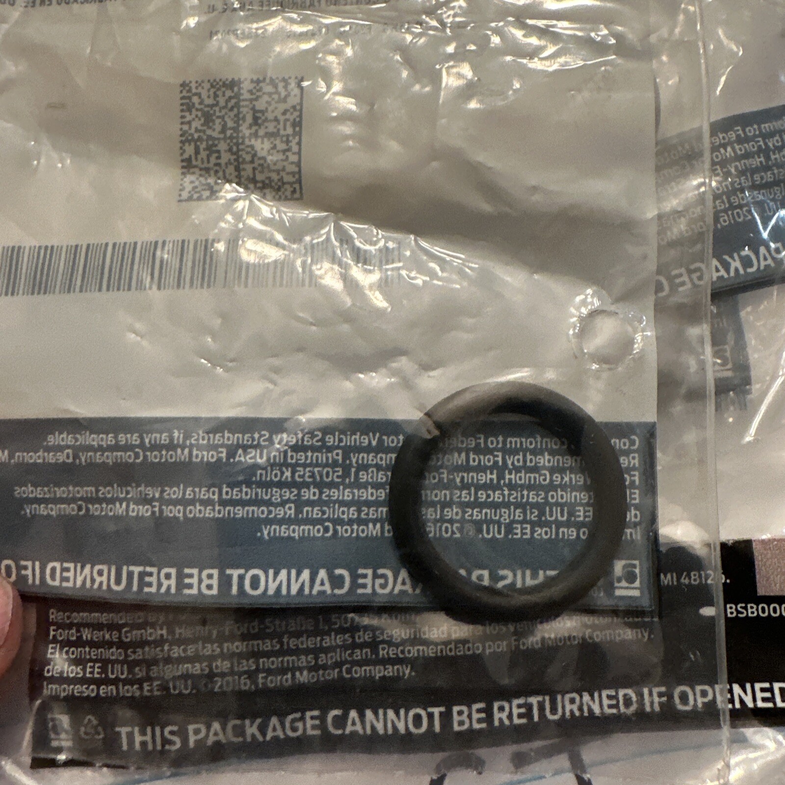 03-10 Ford 6.0 Diesel Heater Hose Front Engine Cover O-ring 3C3Z-9J469-AA - Image 3