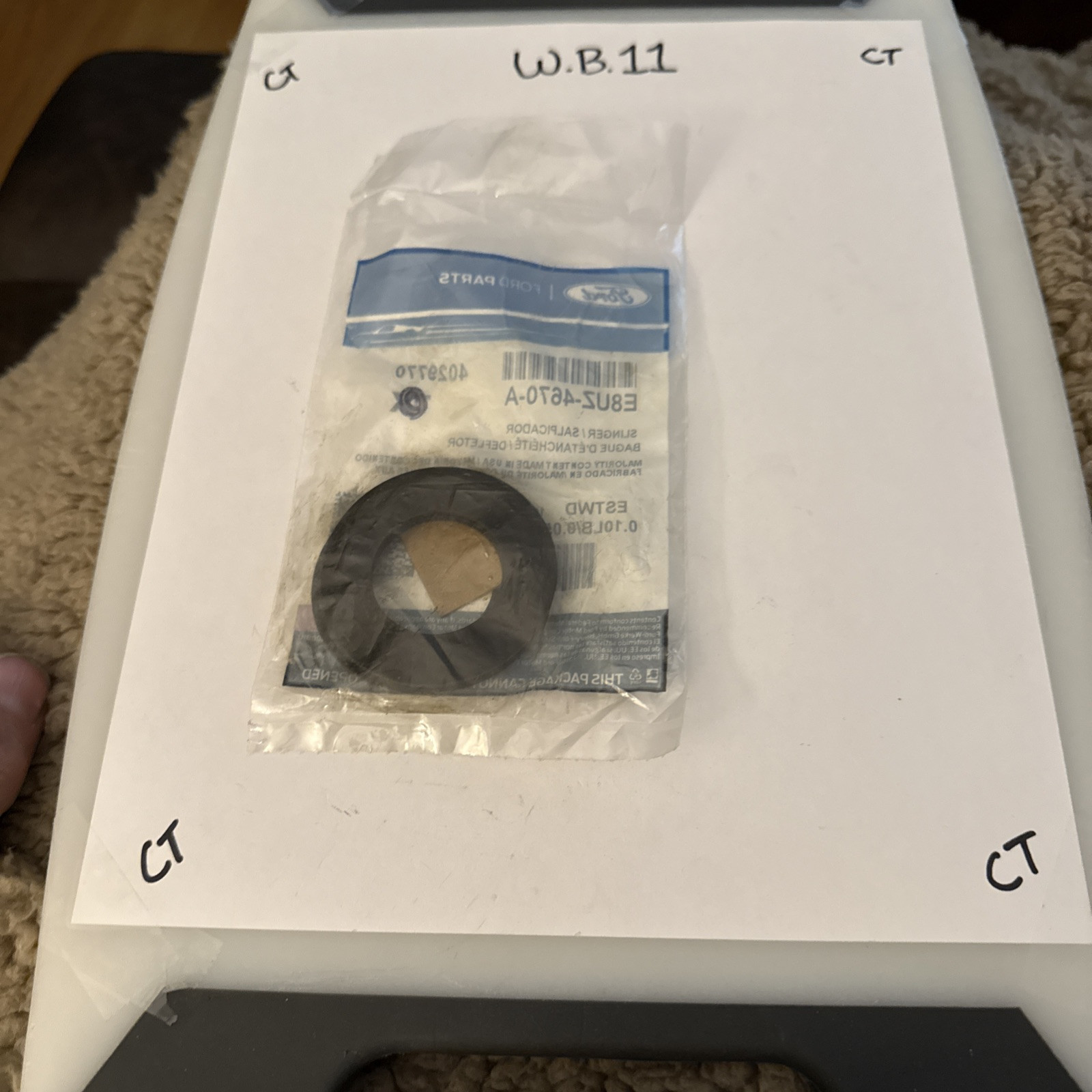 (1) 2005-2014 FORD 250 350 450 REAR DIFFERENTIAL THRUST WASHER E8UZ-4670-A NOS - Image 3