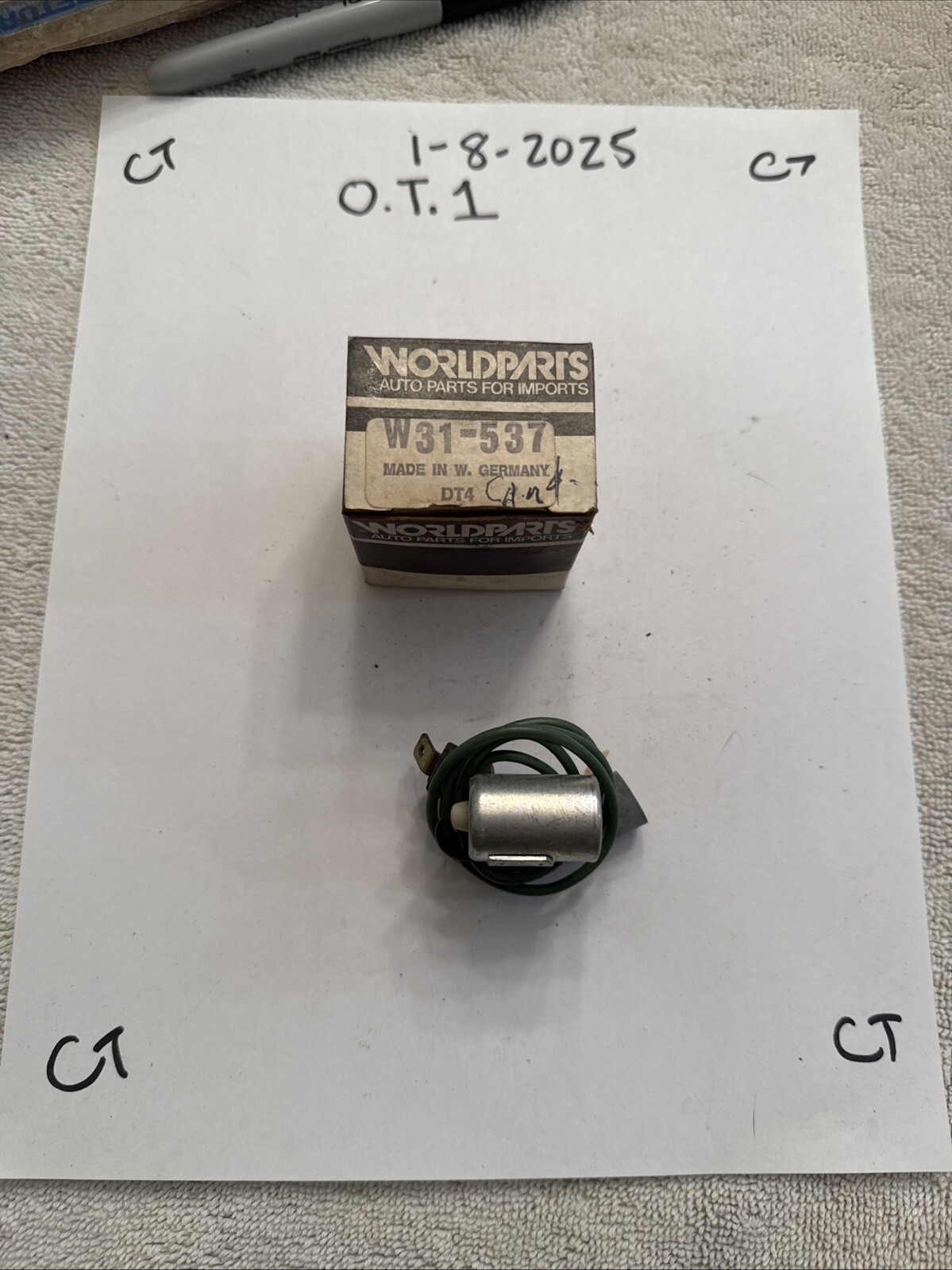 1 237 330 230 | Bosch Ignition Condenser NOS Fits For Mercedes