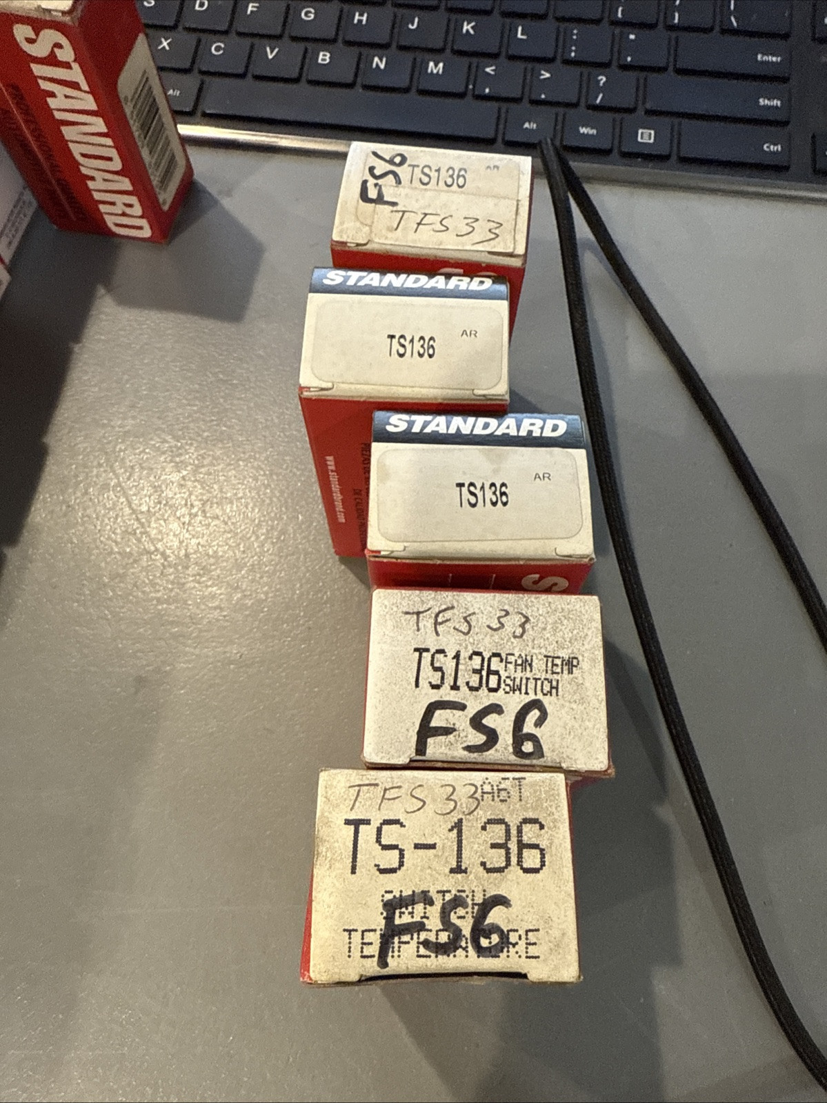 (1) Engine Cooling Fan Switch Standard TS-136 Sold Individually - Image 3