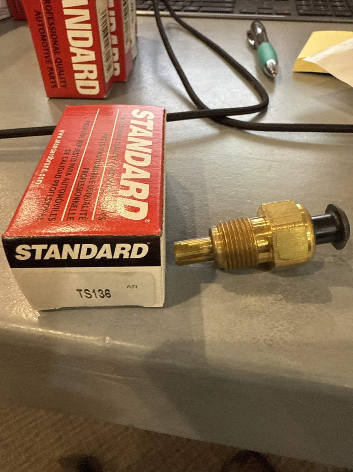 (1) Engine Cooling Fan Switch Standard TS-136 Sold Individually