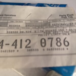 (1) Gm Washer 9439862