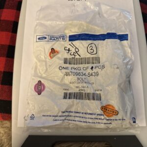 (1) OEM FORD 2004/11 FOCUS "BOLT" HEX HD W/FLG M12X1.75 X 76MM, W709634-S439