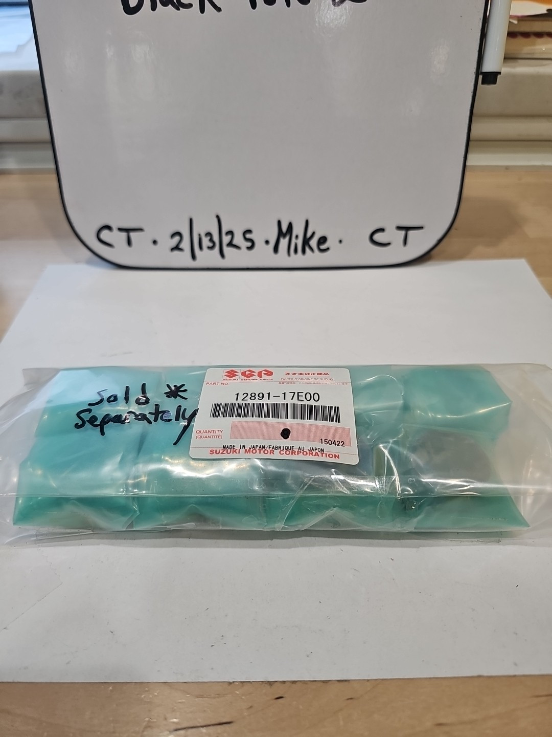 1 (One) NOS Genuine Suzuki 12891-17E00 Intake Tappet Bucket RMZ250 LTR450 - Image 5