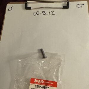 (1) Suzuki CROSS SCREW,6X2 02112-06207 OEM NEW Sold Individually (1) Screw Only