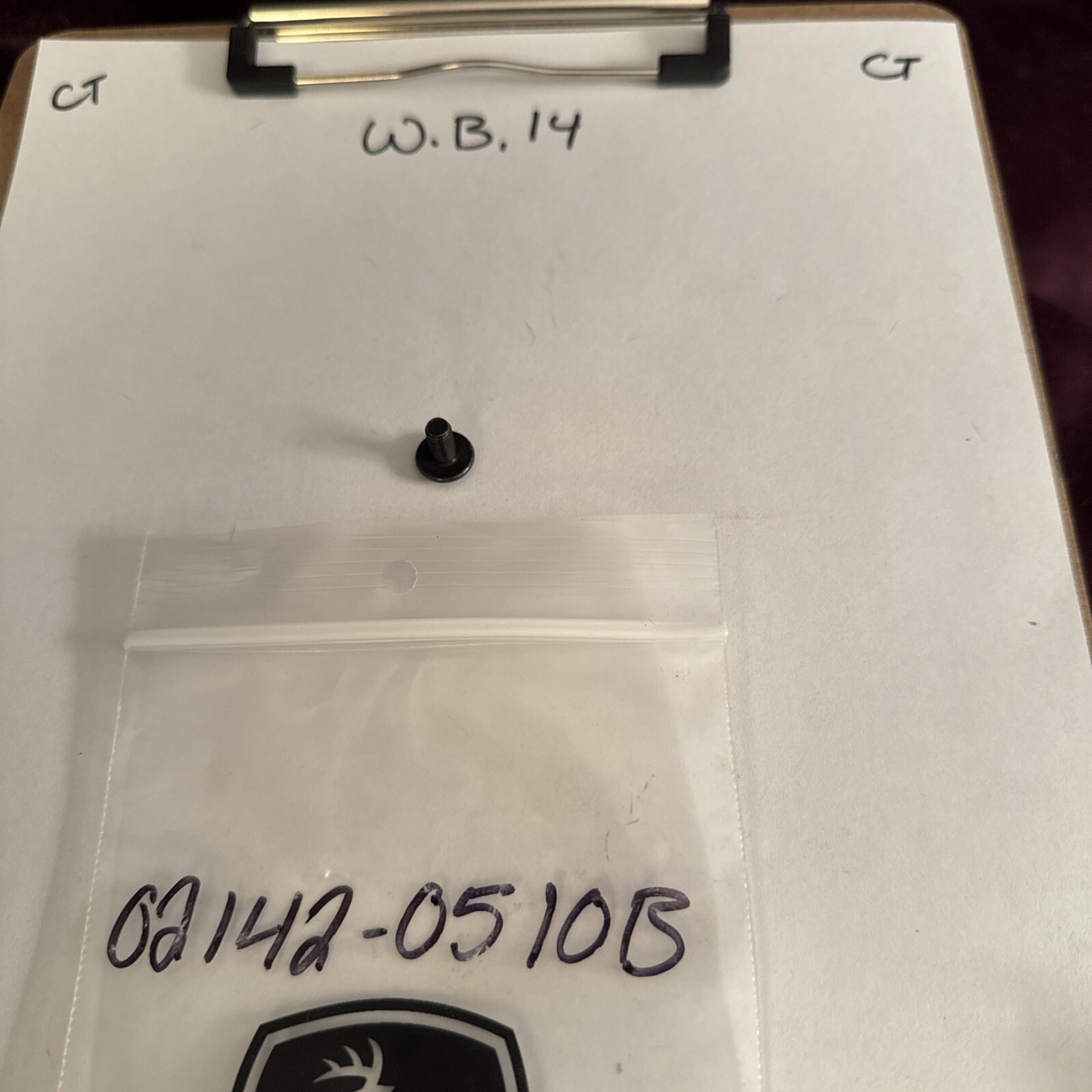 (1) Suzuki SCREW 02142-0510B OEM NEW