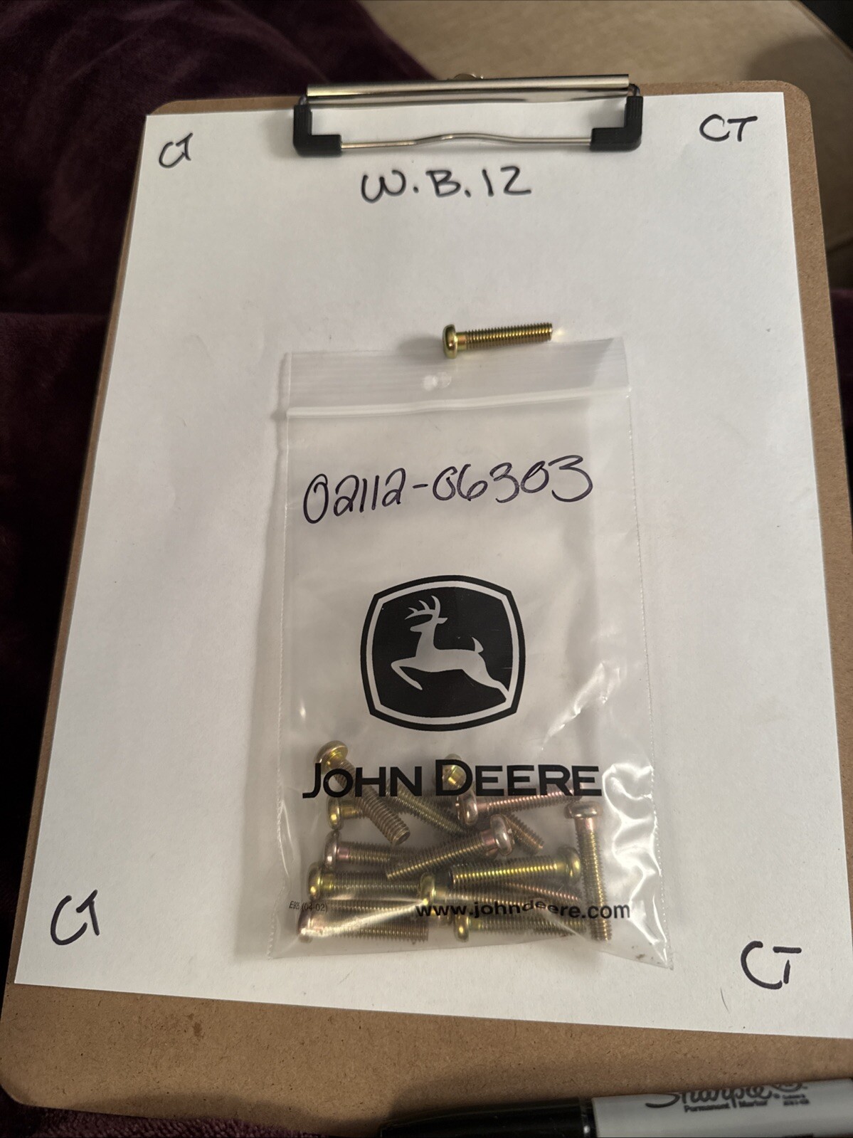 (1) Suzuki Screw 02112-06303 Sold Individually (1) Screw Only