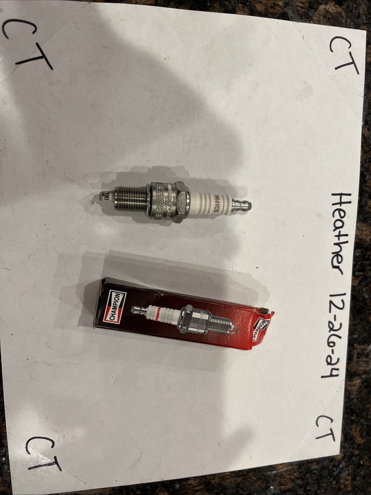 105 Champion Copper Plus Spark Plugs RN16YC5