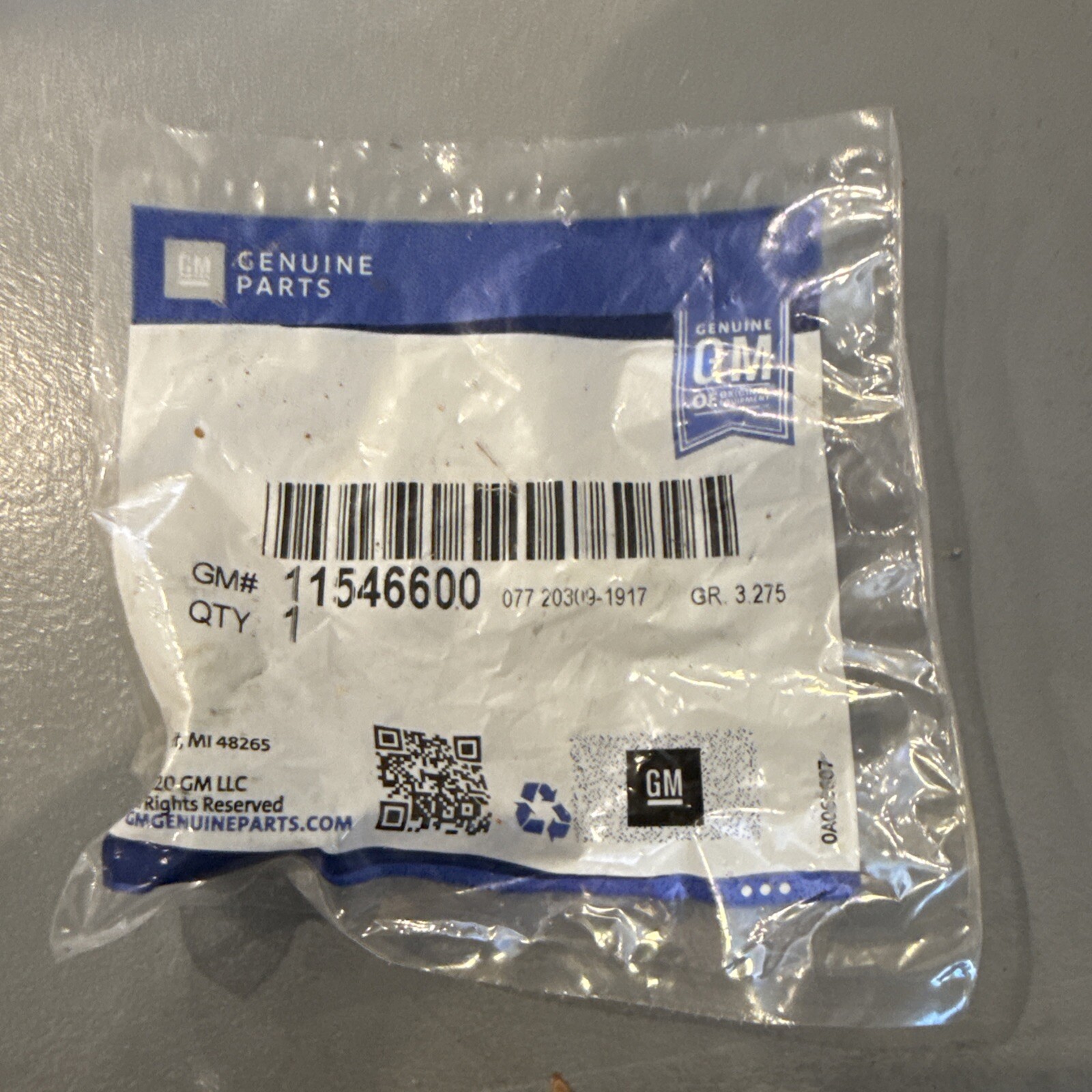 11546600 NEW Genuine GM Part