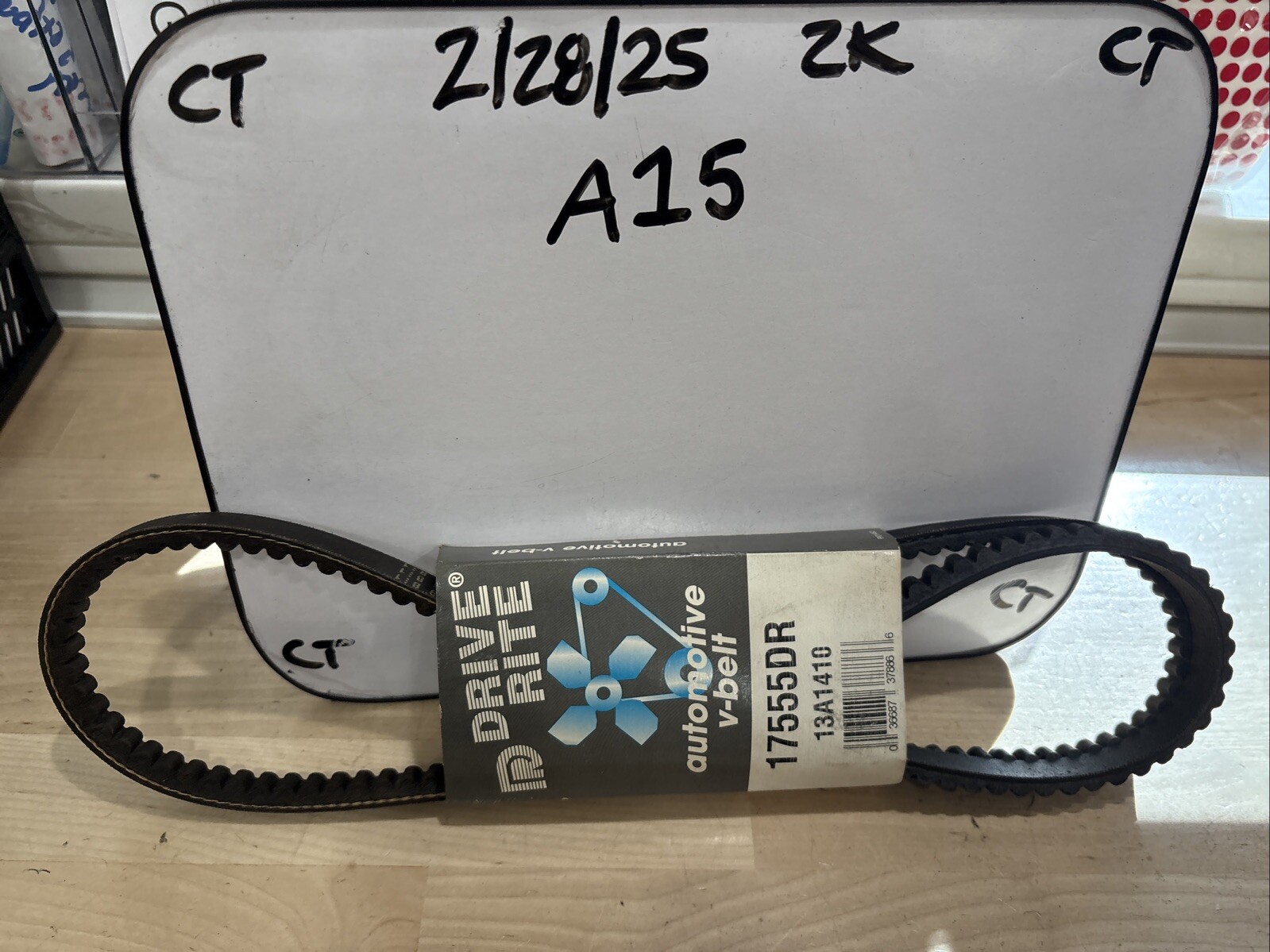 17555DR Drive Rite By Dayco Automotive V Belt Made In USA