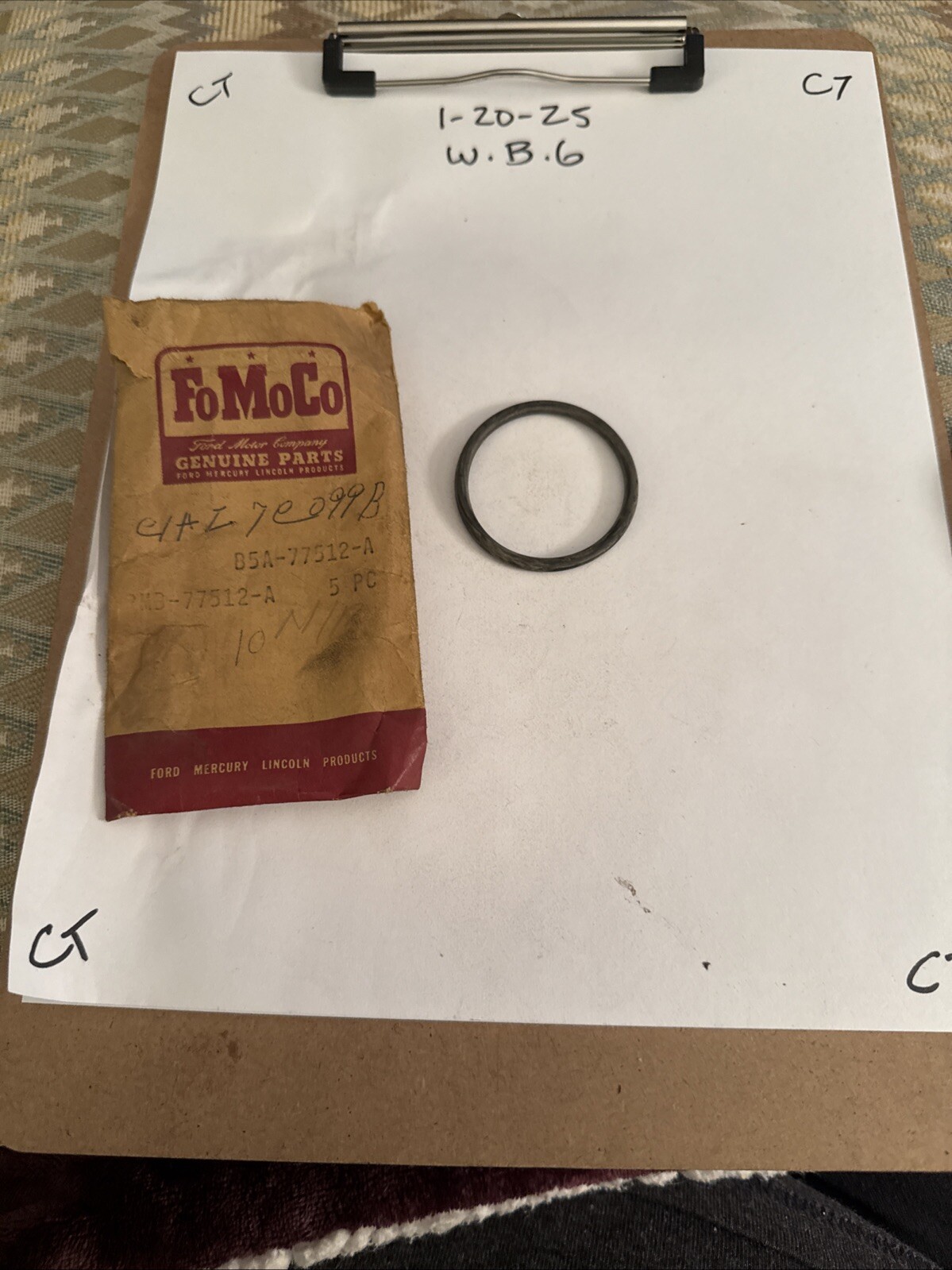 1948,1947,1949 ford Lincoln seals 1958,1955 1939,38 1942,1941 b5a-77512-a