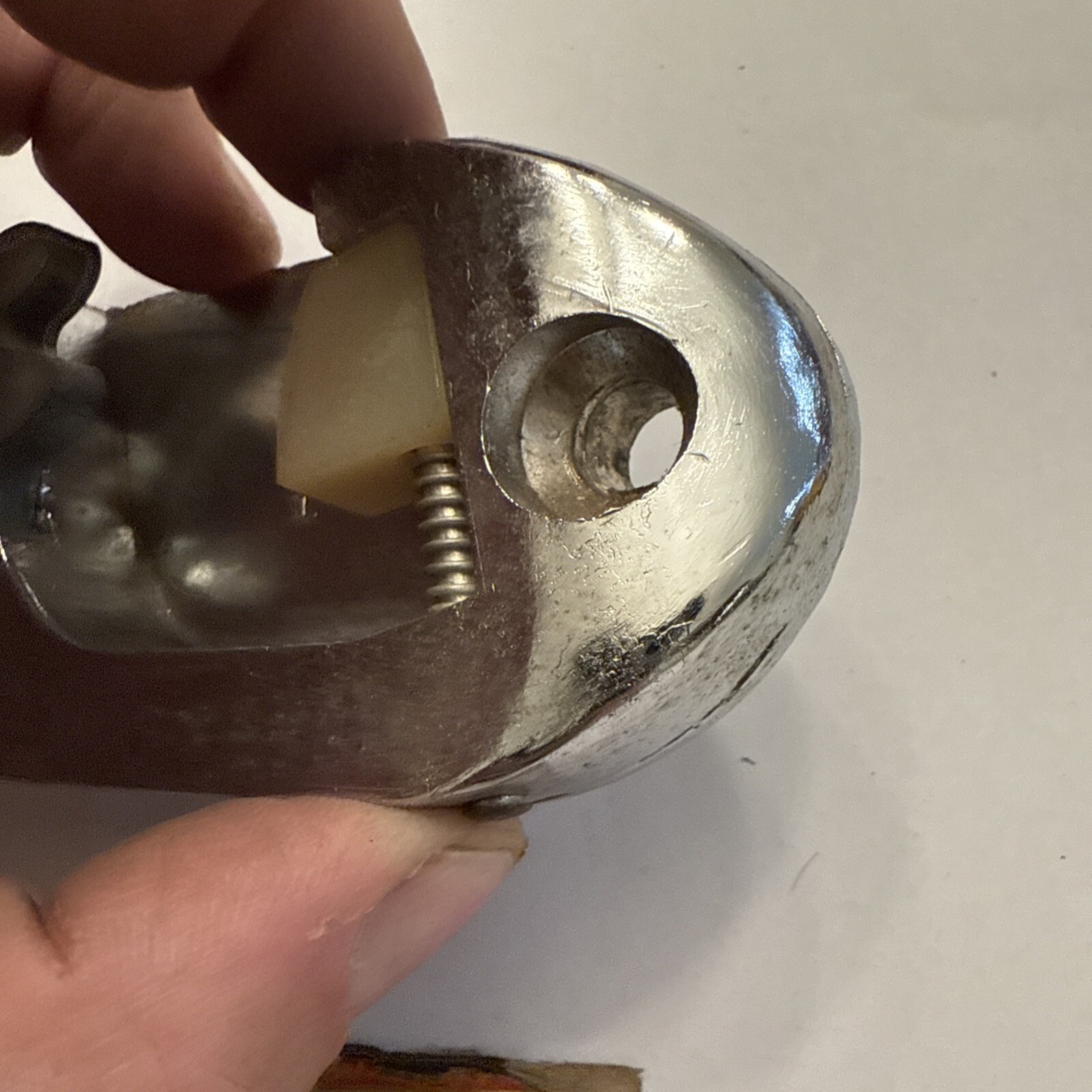 1956 1957 1958 1960 1961 1962 Corvette RARE NOS Door Lock Striker RH 4664963. - Image 4