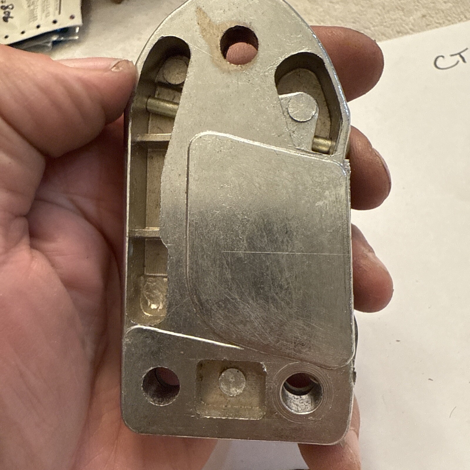 1956 1957 1958 1960 1961 1962 Corvette RARE NOS Door Lock Striker RH 4664963. - Image 5