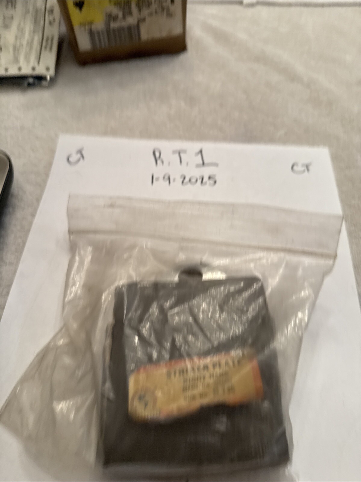 1956 1957 1958 1960 1961 1962 Corvette RARE NOS Door Lock Striker RH 4664963. - Image 7