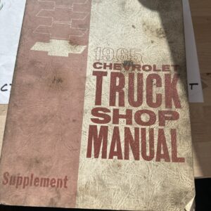 1966 Chevrolet Truck Factory Service Repair Manual Supplement