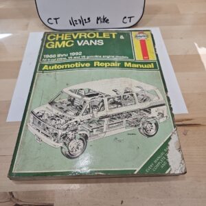 1968-1992 Chevrolet GMC Full-size Vans Haynes Repair Auto Mechanics Manual 345