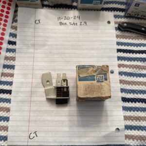 1973 Chevrolet Vega NOS park brake & seat belt warning switch 331962