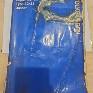 1973 Factory Volkswagen Dasher Type 32/33 Repair Manual & Supplements 1-35 VW