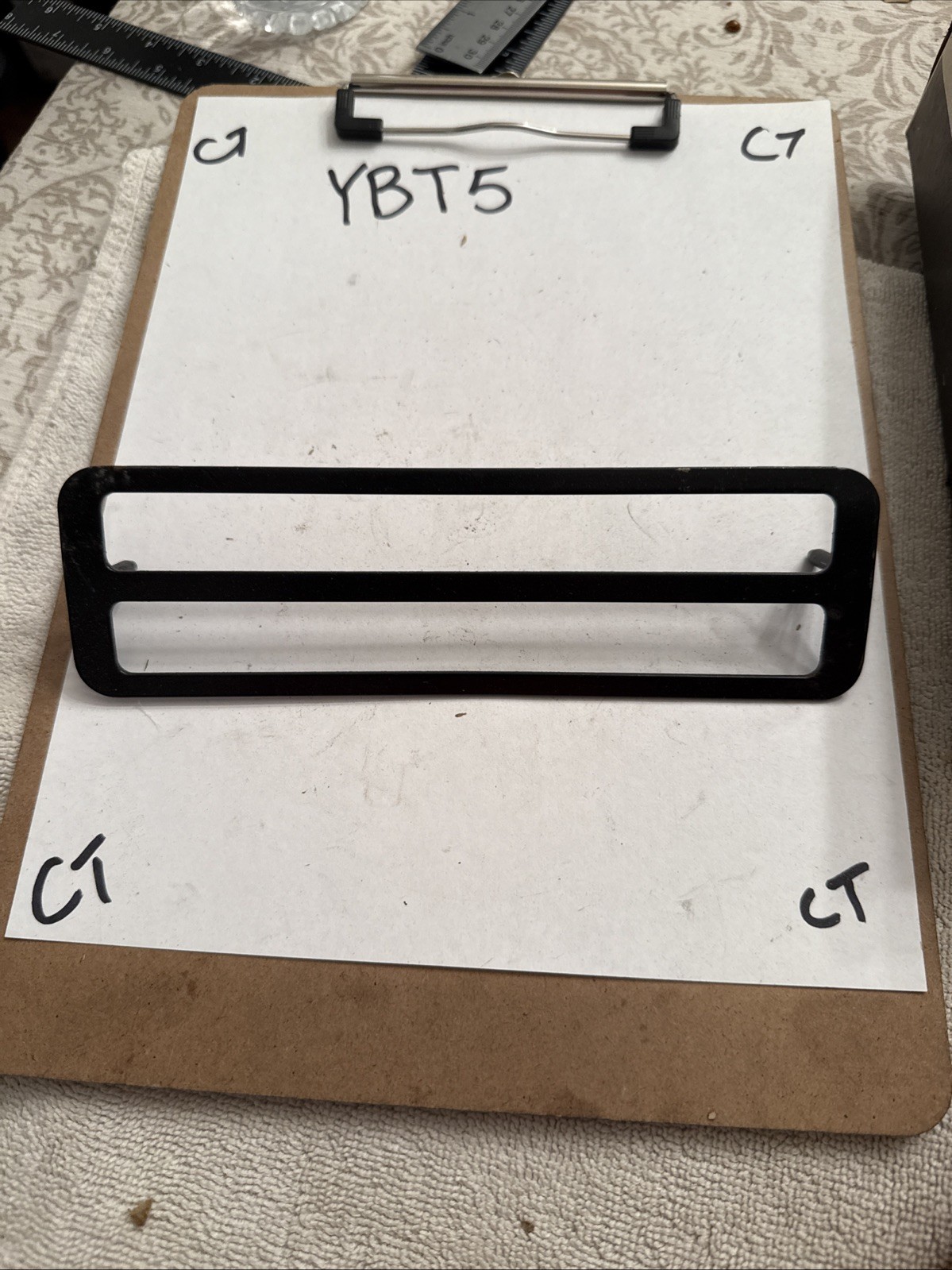 1973 Pontiac Catalina Bonneville Grandville NOS Front Side Marker Light Bezel