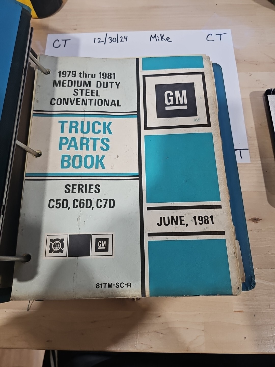 1979 Thru 1981 Steel Conventional Series C5D C6D C7D Parts Book