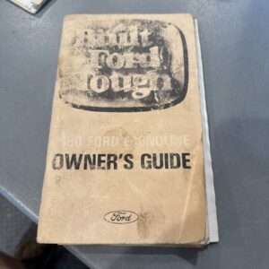 1980 Ford Econoline Van Owners Manual User Guide Reference Operator Book Fuses