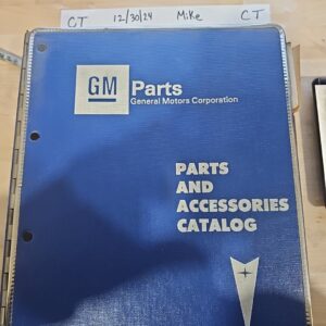 1982-91 PONTIAC A BODY PARTS AND ILLUSTRATION CATALOG