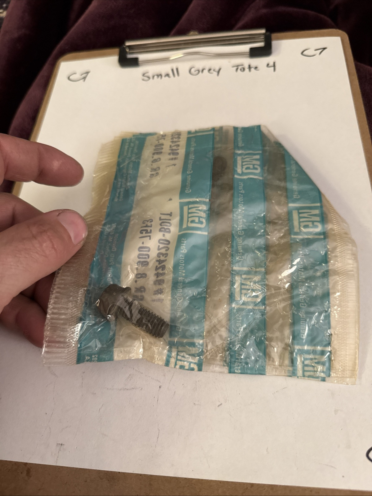 (1)Genuine GM .375 x 16 x 1 in Bolt 9424320 - Image 3