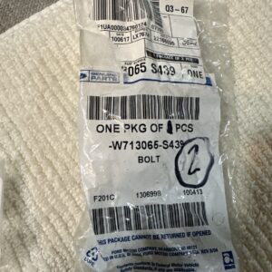 2 Pack 2008-2012 Ford Escape F-250 steering column coupling bolt W713065-S439