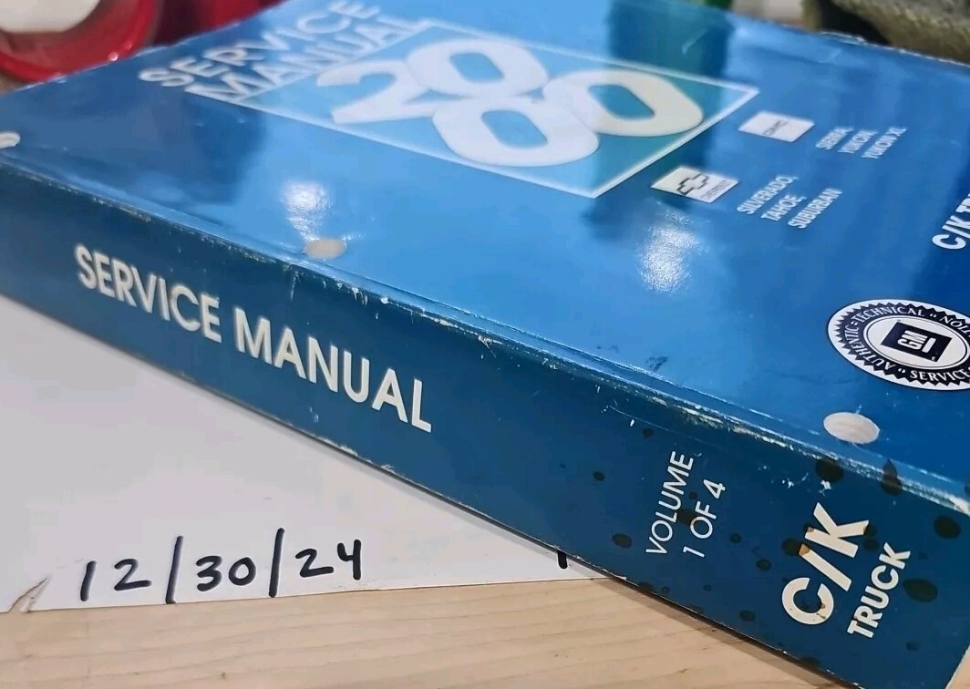 2000 GM GMC Chevrolet C/K Truck Service Manual VOLUME 1 Of 4 GMT/00-CK8-1 - Image 3