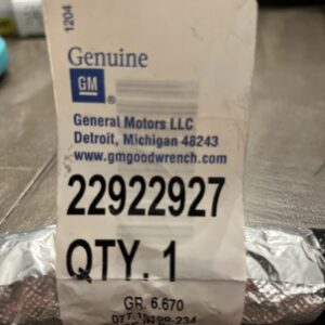 2016-2017 Chv Equinox/GMC Terrain Power Steer Inlet Hose NEW 22922927 Genuine GM