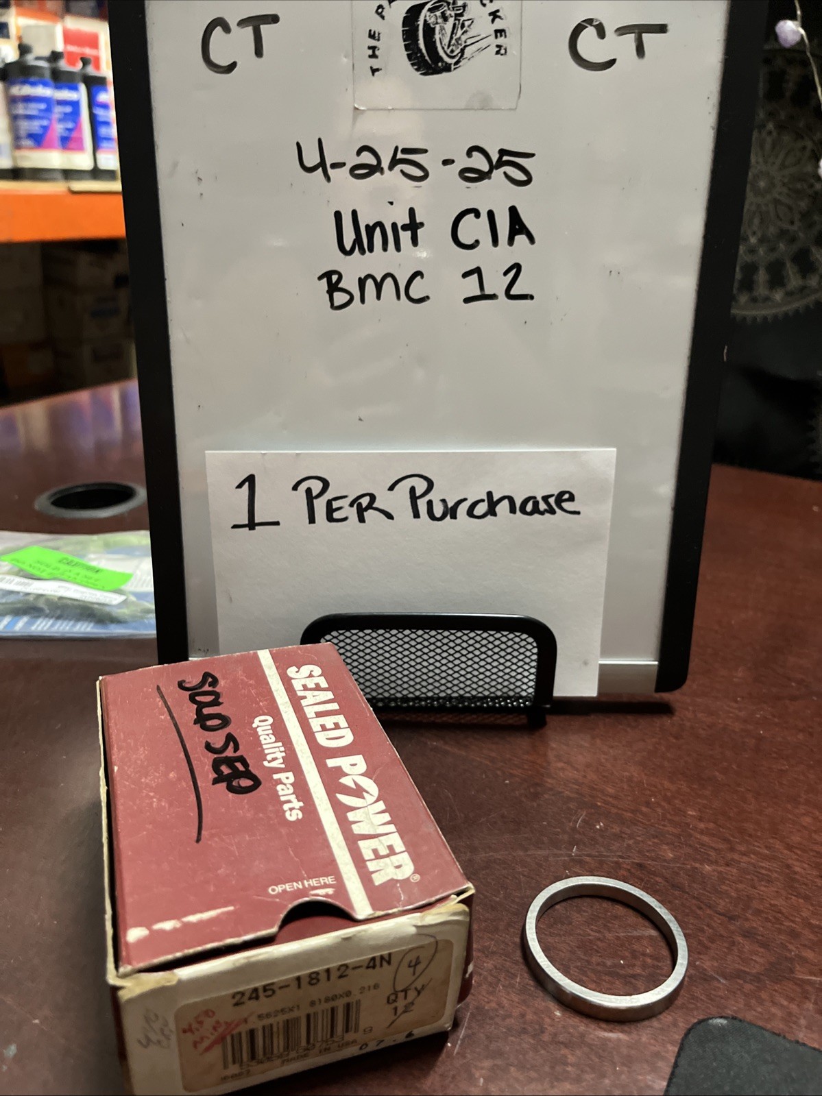 245-1812-4N Sealed Power Valve Seal 1 Per Purchase