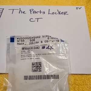 2pcs Genuine OEM Ford W500020-S442 Mount Bracket Bolt Heat Shield Center Support