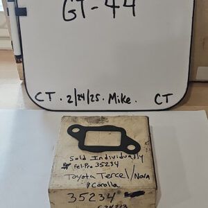 35234, C24213 Coolant Outlet Gasket For 80-88 Corolla Nova Tercel * Out Of Pkg