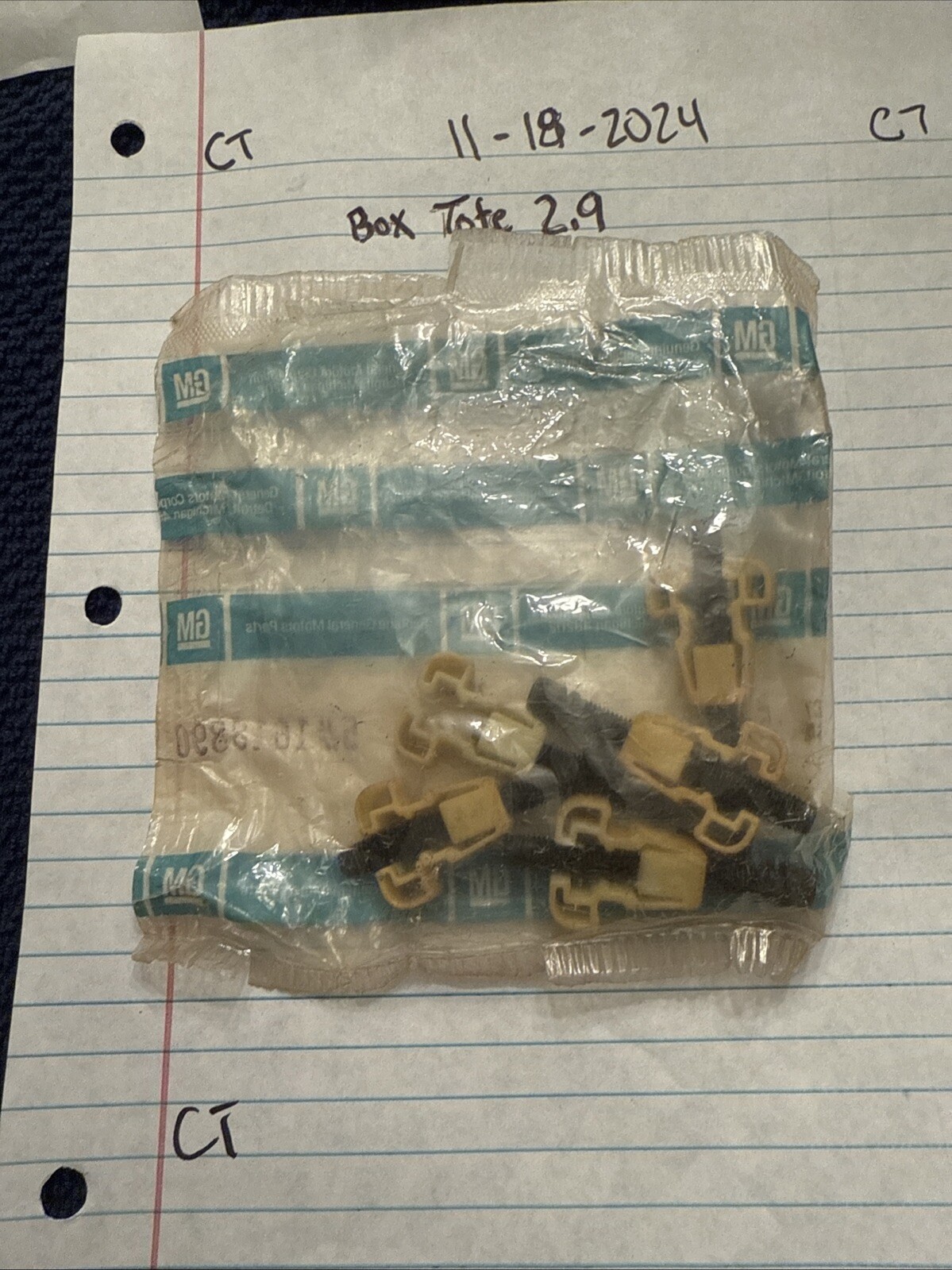 (5) Genuine GM Nut 1618890 Nos OEM Vintage Original Must Have. 🔥 - Image 3