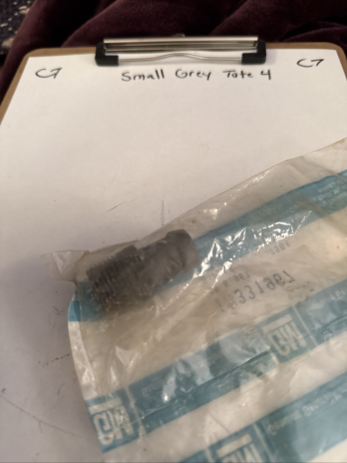 59-80 Corvette HEATER HOSE FITTING - ON INTAKE-1/2" THREAD 5/8" HOSE GM NOS OEM - Image 3