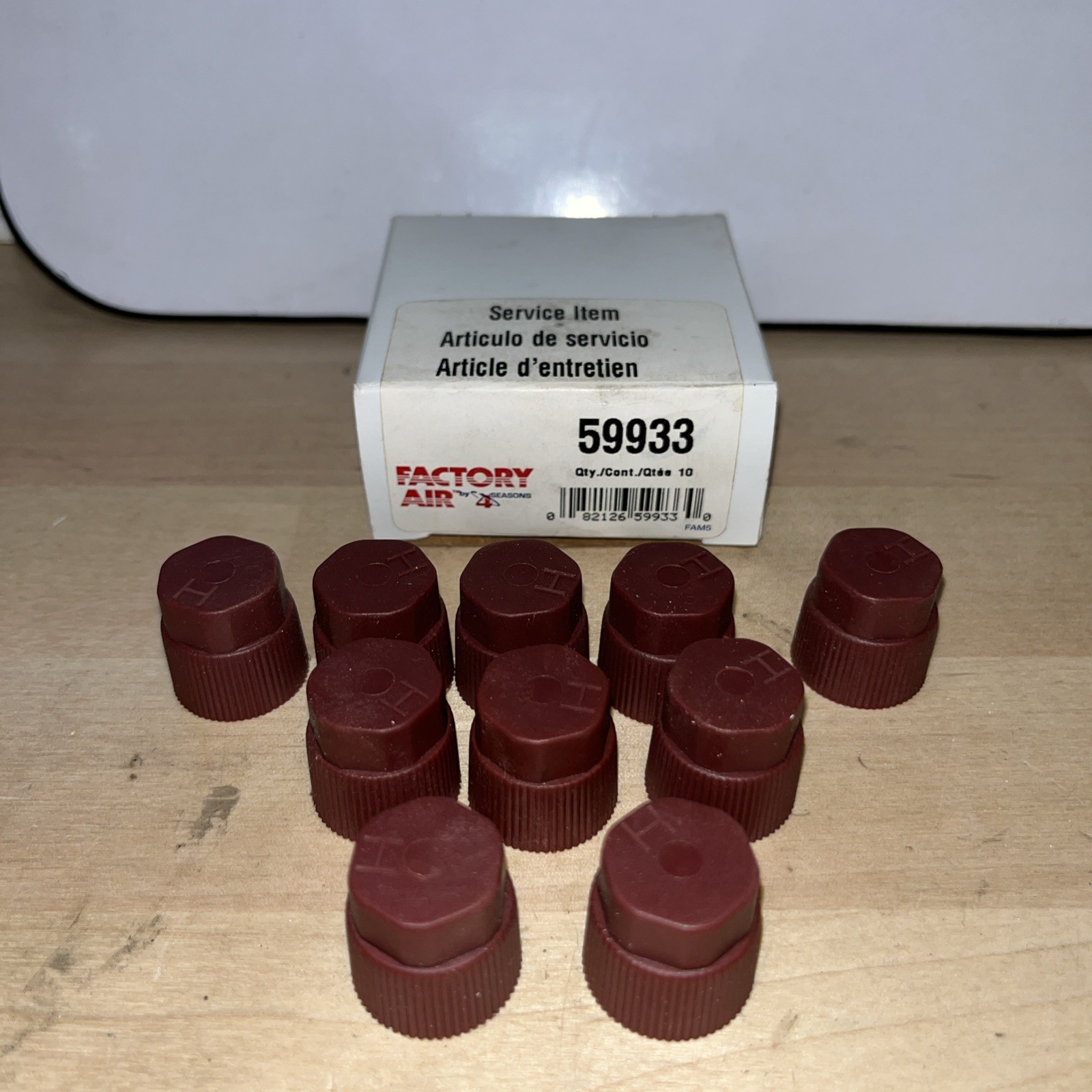 59933 Cooling Depot A/C Charge Port Service Caps Quantity Of 10 Service Caps - Image 3