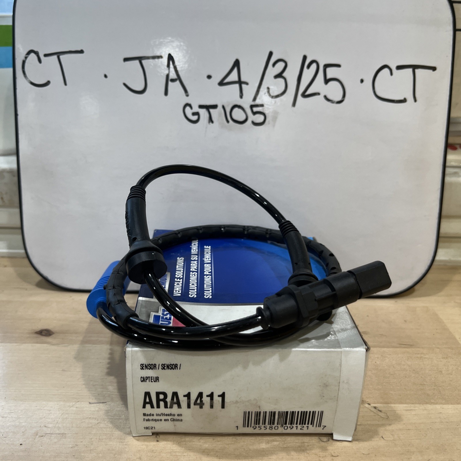 ABS Wheel Speed Sensor CARQUEST ARA1411