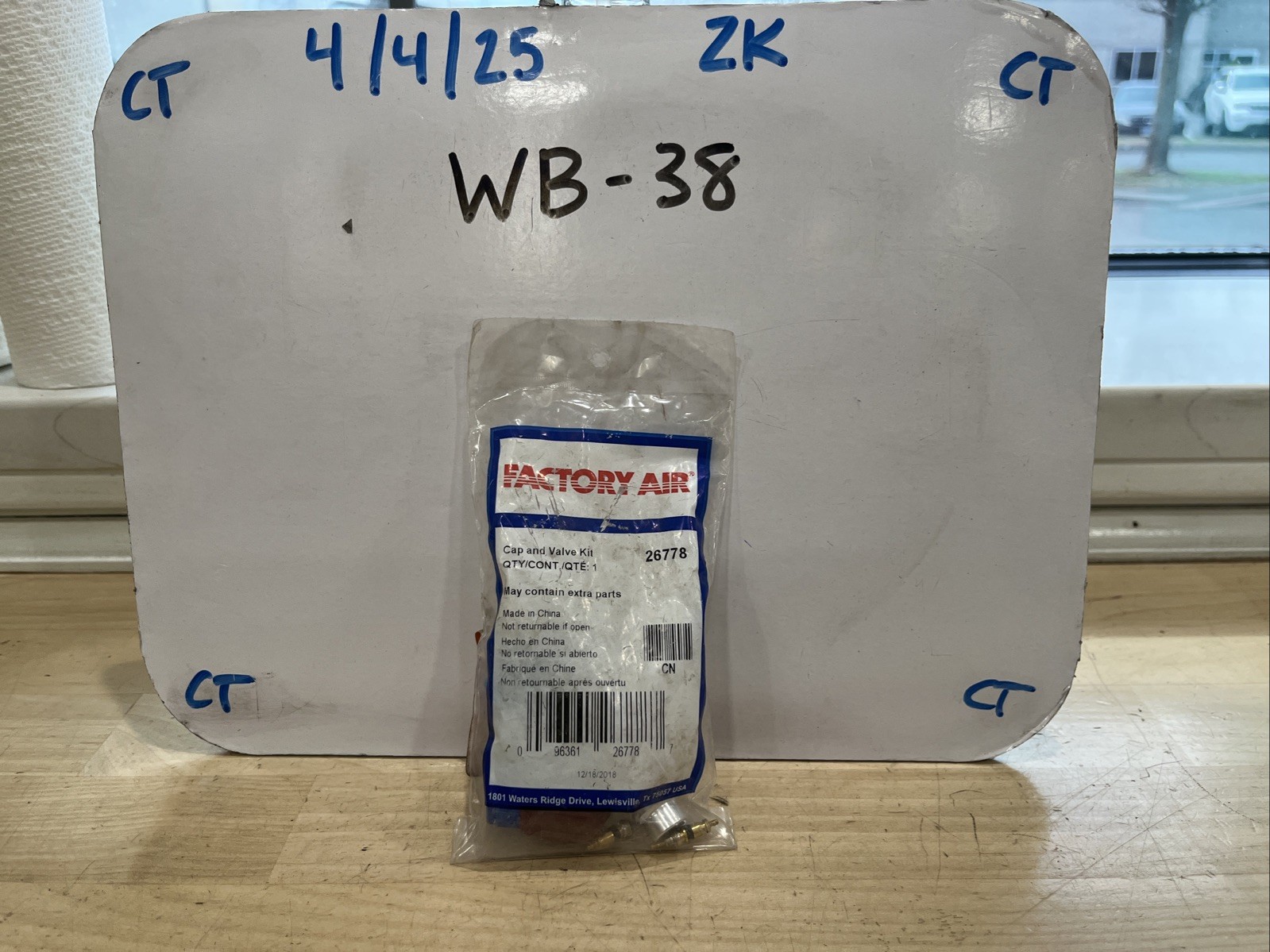 A/C System Valve Core and Cap Kit-AC System Seal Kit Factory Air/4 Seasons 26778